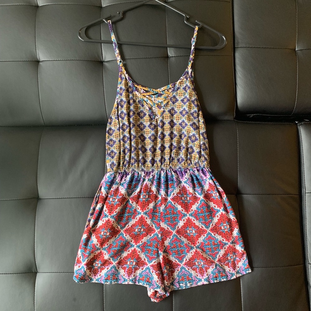 Angie thin strap romper!